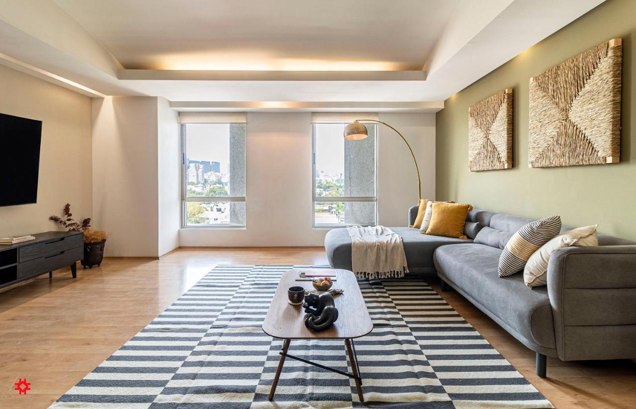 メキシコシティCasa Masaryk By Kukunアパートメント エクステリア 写真